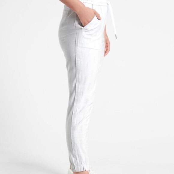 ATHLETA Farallon Printed Jogger, Spliced Magic Veil Grey, Size 24 - Picture 3 of 11